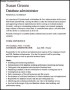 Database Administrator CV Template Download