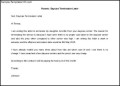 Daycare termination Letter From Parent