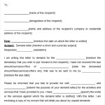 Demand Letter Template Example
