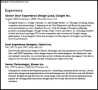 Designer Resume Format PDF Sample