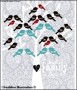Digital Family Tree Art with Bird Names
