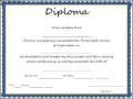 Diploma Certificate Template
