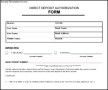 Direct Deposit Authorization Form Download In PDF