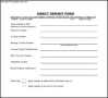 Direct Deposit Form To Download