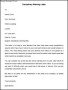 Disciplinary Warning Letter Template