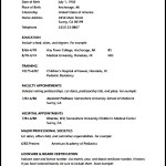 Doctor Resume Template PDF