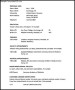 Doctor Resume Template PDF