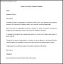 Donation Thank You Letter Template for Schools Word Format