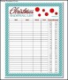 Download Christmas Shopping List Free Printable PDF