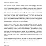 Download Simple Letter of Intent for Medical School Word Format