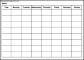 Download Weekly Itinerary Template Word