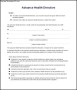 Downloadable Advance Health Directive Form
