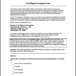 Downloadable Civil Complaint Form