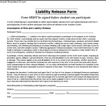 Downloadable Release Form