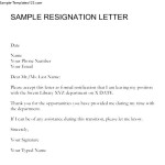 Downloadable Resignation Letter Short Notice