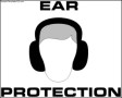 Ear Protection Sign Template