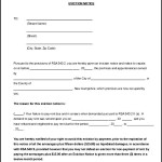 Editable Eviction Notice Letter Template Sample Word Doc