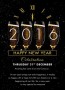 Elegant New Year Party Invitation, Greeting Card