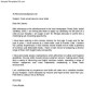Email Cover Letter Template