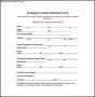 Emergency Contact Information Form