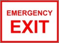 Emergency Exit Sign Template