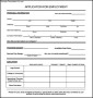 Employee Application Form Sample