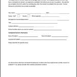 Employee Complaint Form Sample