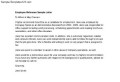 Employee Reference Sample Letter