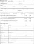 Employment Application Form Template