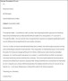 Employment Resignation Letter