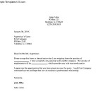 Employment Resignation Notice Letter