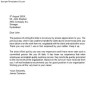 Employment Satisfaction Letter
