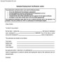Employment Verification Letter Template PDF
