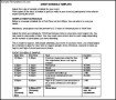 Event Schedule Itinerary Template