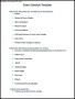 Event Schedule Template PDF