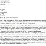 Example For Business Cover Letter