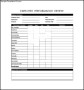 Example For Employee Review Form