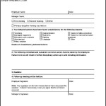 Example For Employee Write Up Form