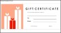 Example Gift Certificate Template