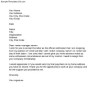 Example Of No Notice Resignation Letter