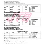 Example Star Virgo Cruise Example Itinerary Free PDF Template