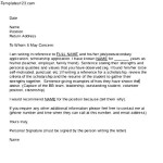 Example for Work Reference Letter