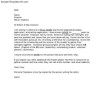 Example for Work Reference Letter