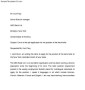 Example for simple Cover Letter