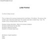 Example of Employment Verification Letter