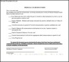 Example of Medical Clearance Form