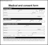 Example of Medical Consent Form