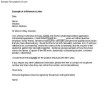 Example of a Reference Letter