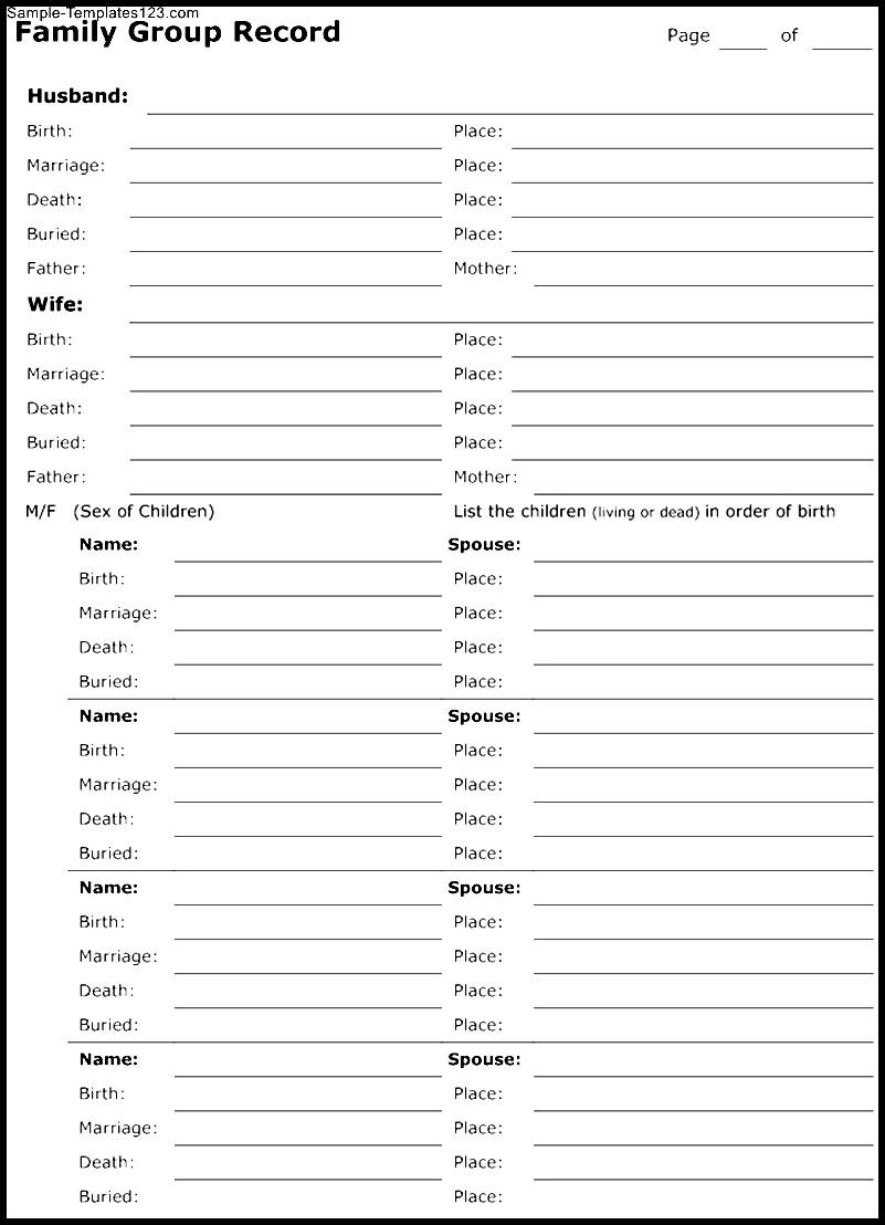 family-group-record-template-sample-templates-sample-templates