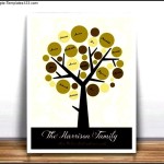 Family Tree Printable Guest Book Example Template